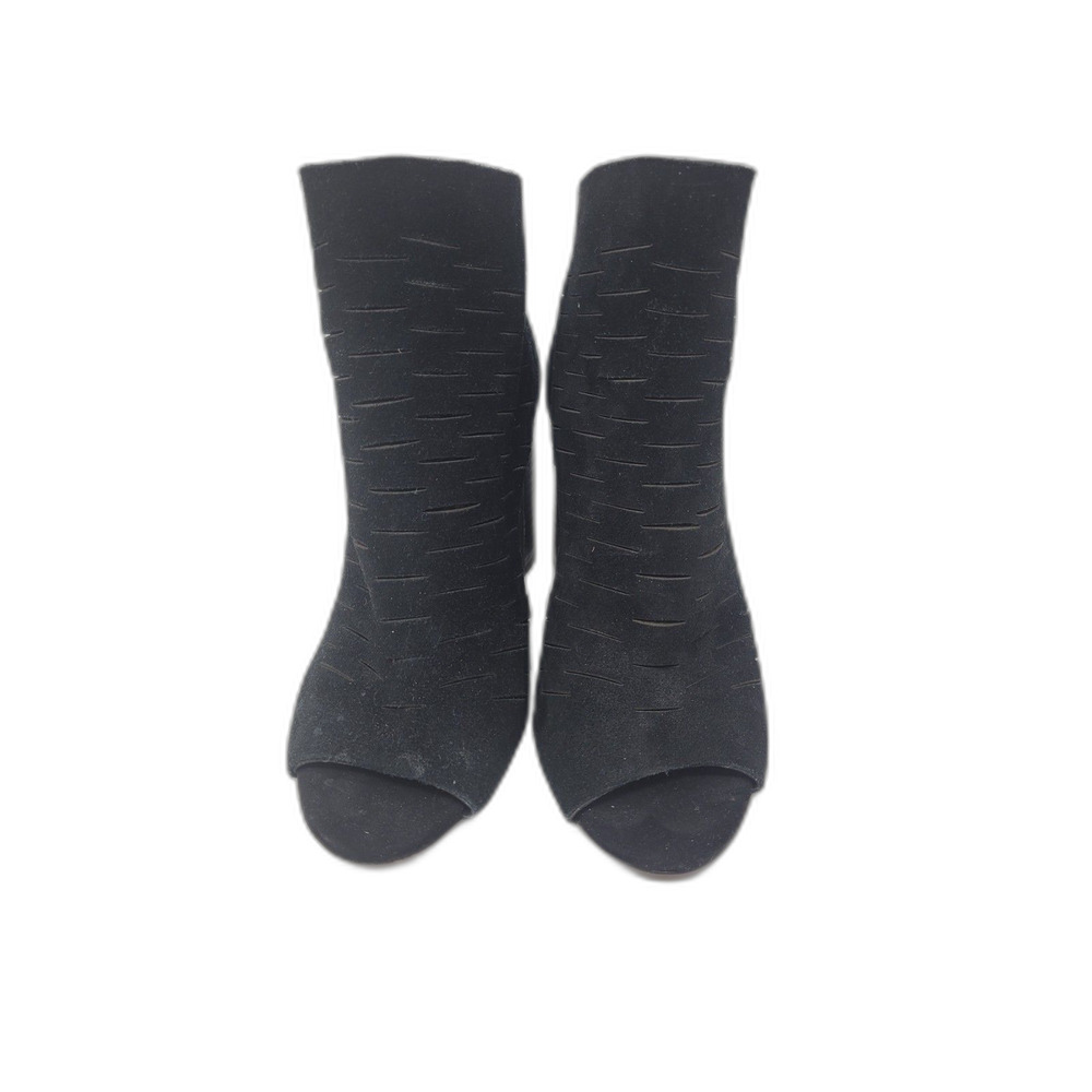 1.STATE Black Shiya Sandal Peep Toe Block
